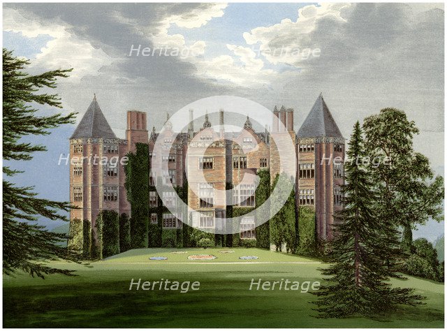 Westwood Park, Worcestershire, home of Lord Hampton, c1880. Artist: Unknown