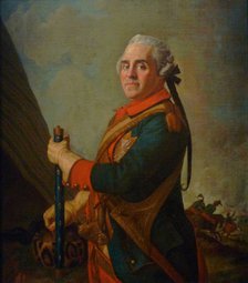 Portrait of Maurice de Saxe (1696–1750), Marshal of France, 18th century. Artist: Liotard, Jean-Étienne (1702-1789)