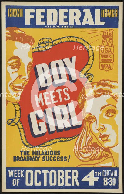 Boy Meets Girl, Miami, 1937. Creator: Unknown.