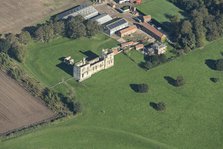 The remains of the south range and bakehouse of Wressle Castle, East Riding of Yorkshire, 2023. Creator: Robyn Andrews.