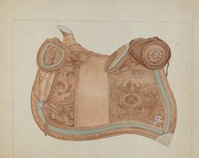 Saddle, c. 1937. Creator: Ranka S. Woods.