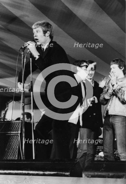 Long John Baldry, Eric Burdon, Stevie  Winwood, Richmond Jazz Festival, London, 1965. Creator: Brian Foskett.