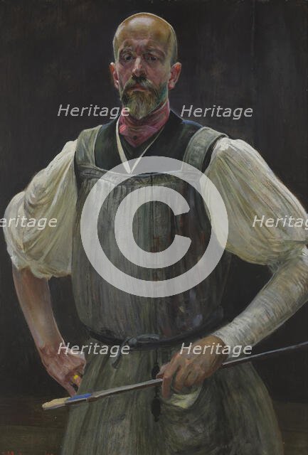 Self-Portrait, between 1908-1915. Creator: Jacek Malczewski.