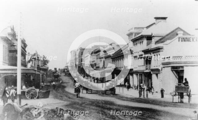 Queen Street from Edward Street, c1870. Creator: Unknown.
