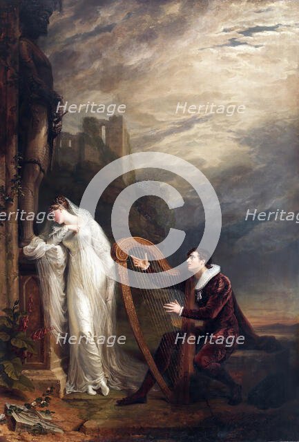 Genevieve. (from a poemS.T. Coleridge entitled 'Love'), 1812. Creator: George Dawe.