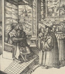 [Der Theuerdank]. Die geverlicheiten und eines teils der geschichten des loblichen streitb..., 1519. Creator: Jost de Negker.
