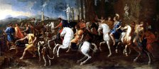 Hunting Meleagro' 1637-1638, work by Nicolas Poussin.