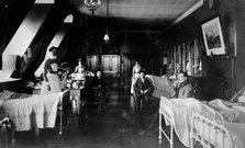 St Bartholomew's Hospital, London: Faith ward, c1908. Creator: Unknown.