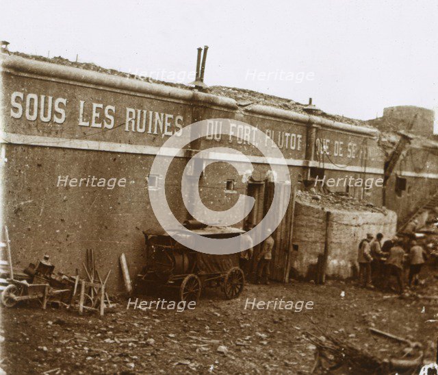 'Better to be buried...than to surrender', Verdun, northern France, c1914-c1918. Artist: Unknown.