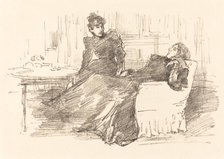 The Sisters, 1894/1895. Creator: James Abbott McNeill Whistler.