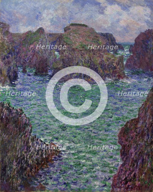 Port-Goulphar, Belle-Île, 1887. Artist: Monet, Claude (1840-1926)