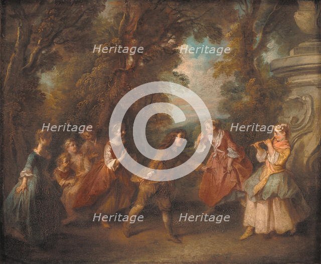 Children at Play in the Open, 1705-1743. Creator: Nicolas Lancret.
