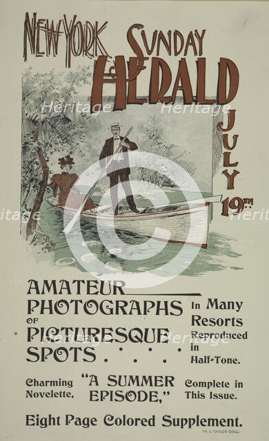 New York Sunday herald. July 19th, c1893 - 1897. Creator: Unknown.