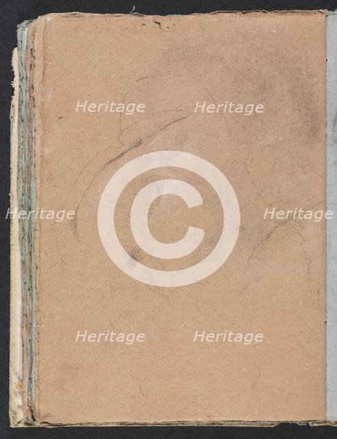 Verona Sketchbook:Indecipherable form (page 60), 1760. Creator: Francesco Lorenzi (Italian, 1723-1787).