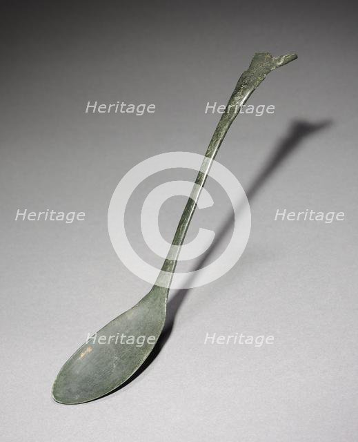 Spoon with Fish-Tail Design, 918-1392. Creator: Unknown.