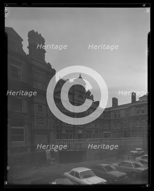 Coal Exchange, Mount Stuart Square, Cardiff Docks, c1983. Creator: Julie Barnett.