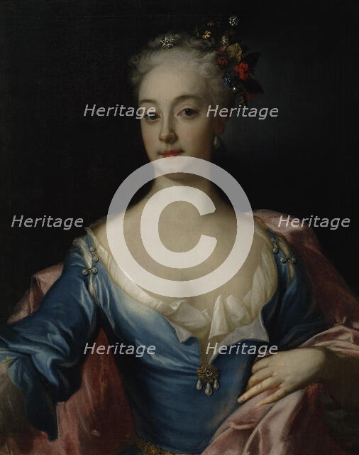 Anna Dorothea Amiga, 1722. Creator: David von Krafft.