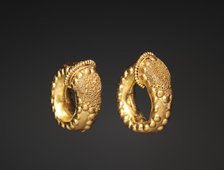 Pair of Earrings, 300s BC. Creator: Unknown.