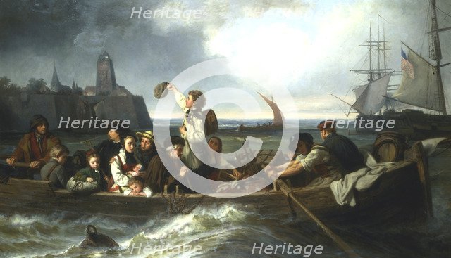 'Emigration to America', 19th century. Artist: Charles Volkmar