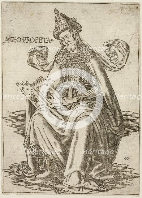 Prophet Haggai, c. 1470. Creator: Baccio Baldini.
