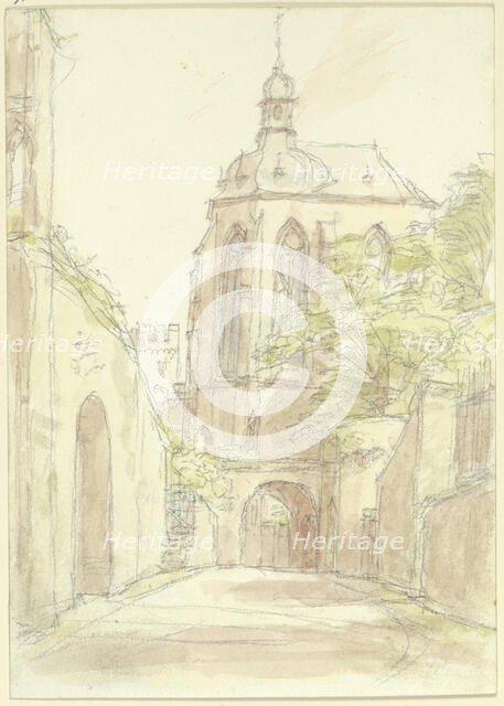 The Werner Chapel in Oberwesel, c1850-1900. Creator: Peter Becker.