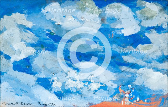 Ballet dancers, 1930. Artist: Korovin, Konstantin Alexeyevich (1861-1939)