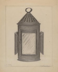 Lantern, c. 1936. Creator: Columbus Simpson.