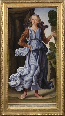 The Muse Clio, ca 1475-1480. Creator: Santi, Giovanni (ca 1435-1494).