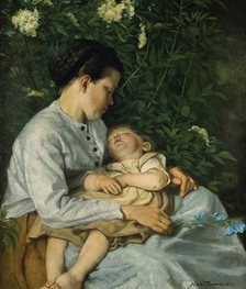 Under the Lilacs, 1871.