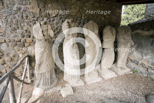 The necropolis of Porto Ercolano, Pompeii, Italy. Creator: Samuel Magal.