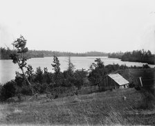 Beaver Dam Lake, Wis. from Fuller's Farm, between 1880 and 1899. Creator: Unknown.