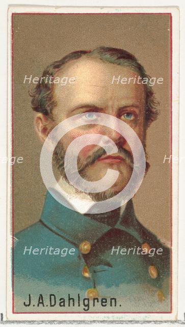 J. A. Dahlgren, printer's sample for the World's Inventors souvenir album (A25) for Allen ..., 1888. Creator: Allen & Ginter.