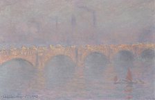 Waterloo Bridge, soleil voilé, 1899-1903. Creator: Monet, Claude (1840-1926).