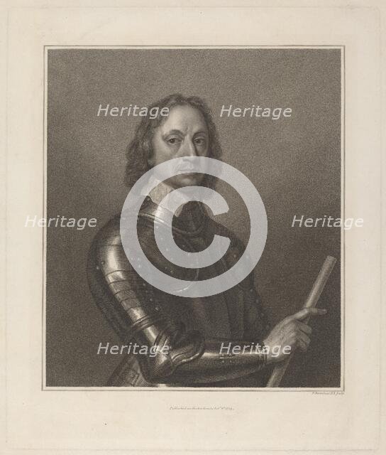 Oliver Cromwell, 1802. Creator: Francesco Bartolozzi.