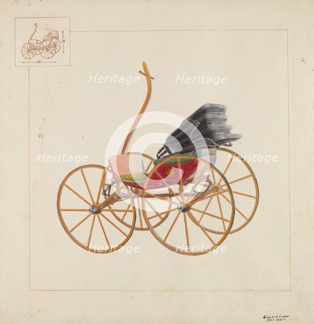 Baby Carriage, c. 1937. Creator: Edward L Loper.