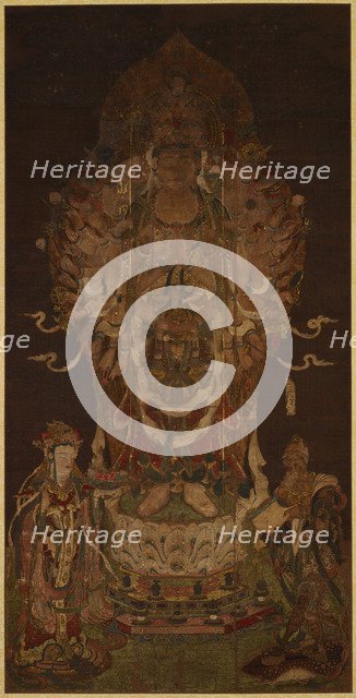 Senju Kannon, 12th century. Artist: Anonymous  