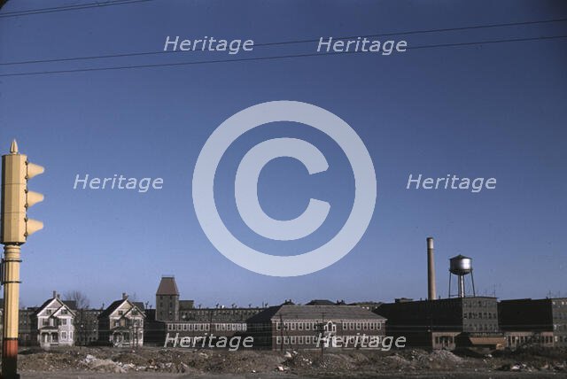 Douglas Shoe Factory, Spark St., Brockton, Mass., ca. 1940. Creator: Jack Delano.