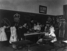 Washington, D.C. Public Schools - classroom scenes and school activities, (1899?). Creator: Frances Benjamin Johnston.