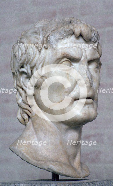 Bust of Lucius Cornelius Sulla, 2nd century BC. Creator: Unknown.