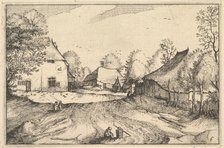 The Swan's Inn, plate 6 from Regiunculae et Villae Aliquot Ducatus Brabantiae, ca. 1610. Creator: Claes Jansz Visscher.