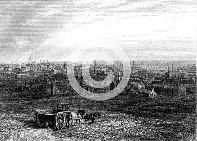 View of Leeds, Yorkshire, early 19th century. Artist: Unknown