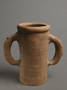 Vessel with Two Handles, Coptic, 4th-7th century. Creator: Unknown.