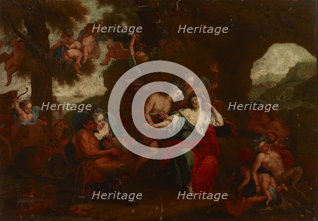 Ariadne and Bacchus on the Island of Naxos, 18th century. Creator: Unknown.