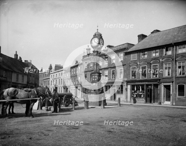 Jubilee Clock, Newbury, Berkshire, 1890. Artist: Henry Taunt