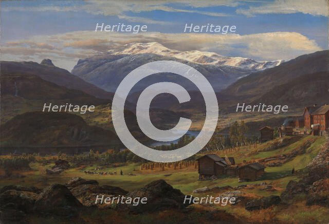 From Hjelle in Valdres, 1851. Creator: Johan Christian Dahl.