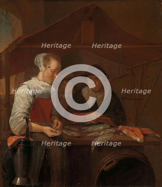 The fishwife, 1650-1670. Creator: Gerritsz Quiringh van Brekelenkam.