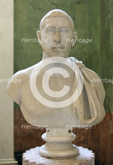 Portrait bust of a Roman, first half of 3rd century. Artist: Unknown