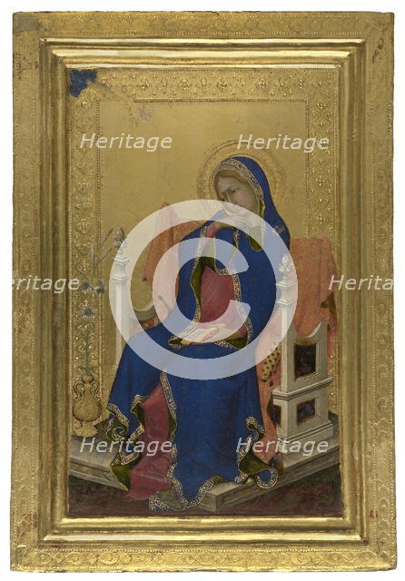 The Annunciation, 1320-1330. Creator: Simone Martini.