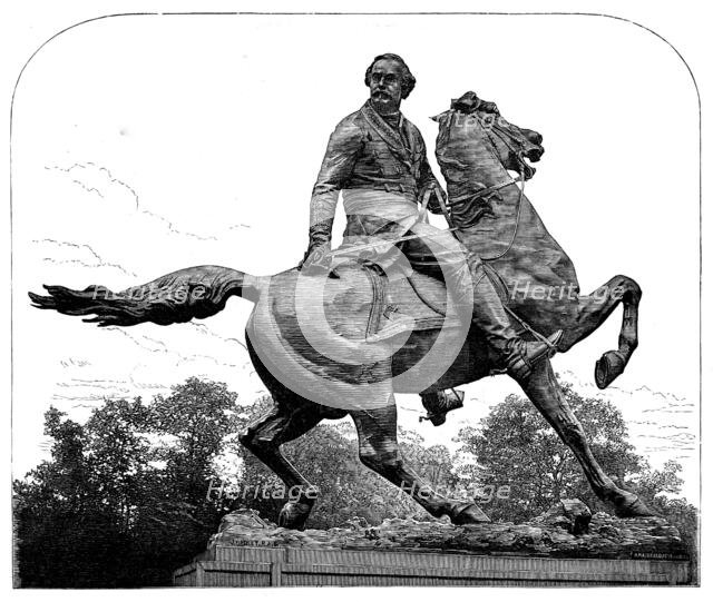 Statue of General Sir James Outram, for Calcutta, now in Waterloo-Place, by J. H. Foley, R.A., 1873. Creator: Unknown.