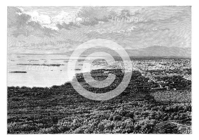 Port-Au-Prince, Haiti, c1890.Artist: A Kohl
